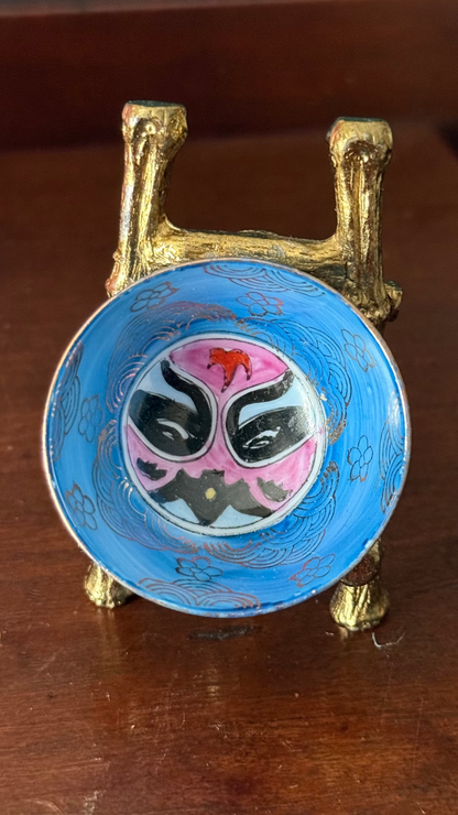 Vintage Mini Bowl – Chinese Opera Mask