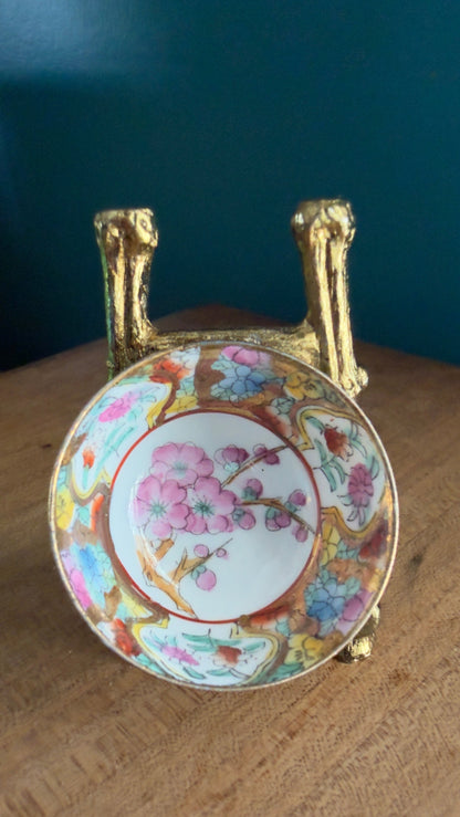 Vintage Cherry Blossom Miniature Bowl