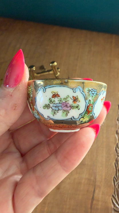 Vintage Miniature Sitting Panda Bowl