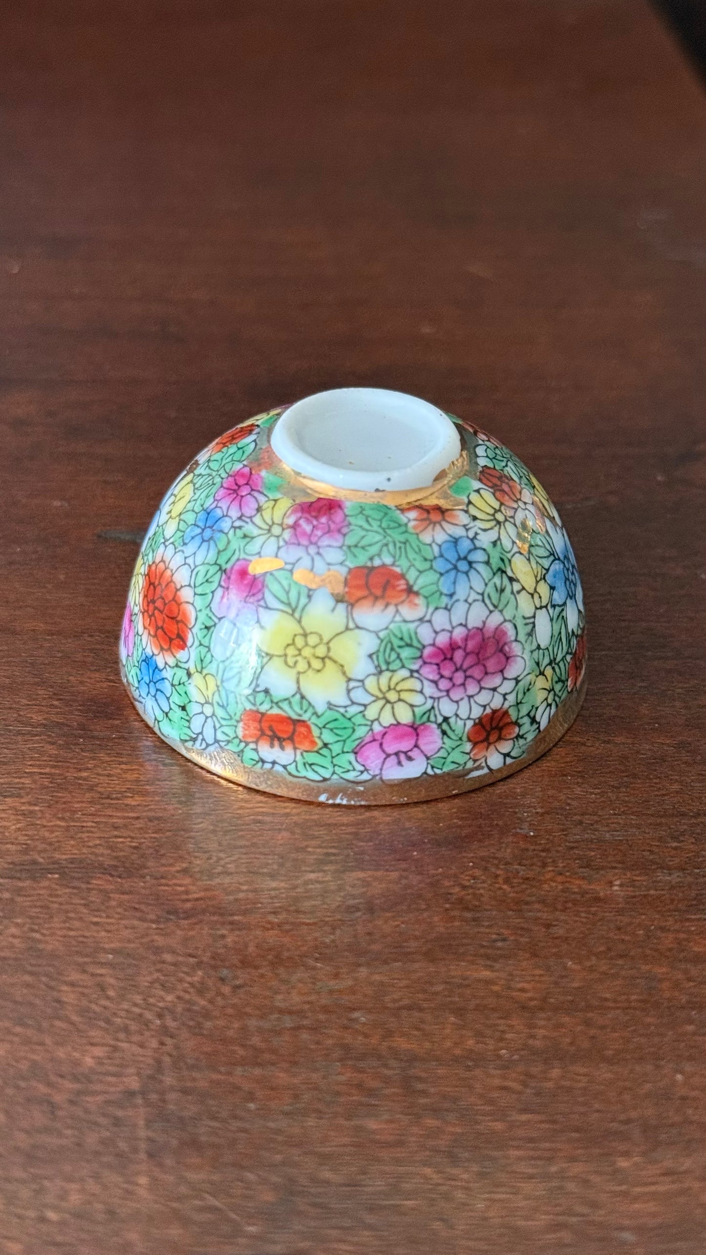 Vintage Millefleur & Dragon Mini Bowl