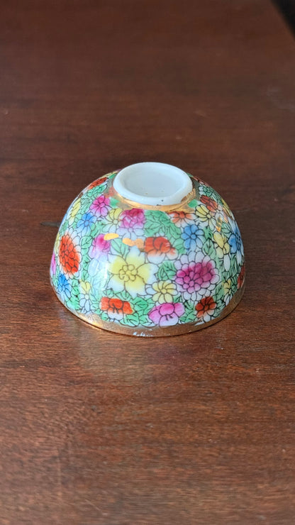 Vintage Millefleur & Dragon Mini Bowl