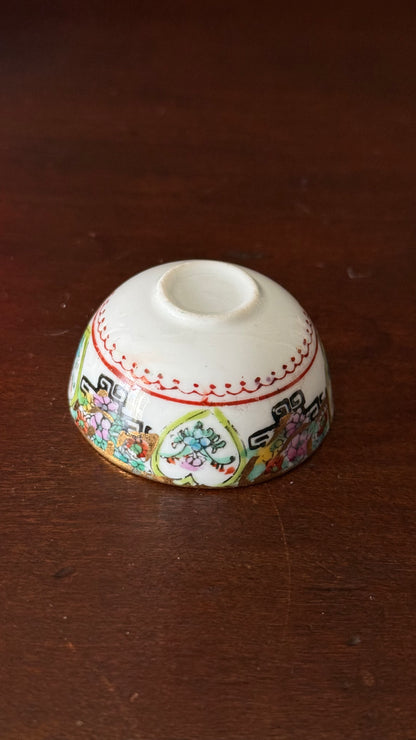 Vintage Chinoiserie Mini Bowl – God of Longevity