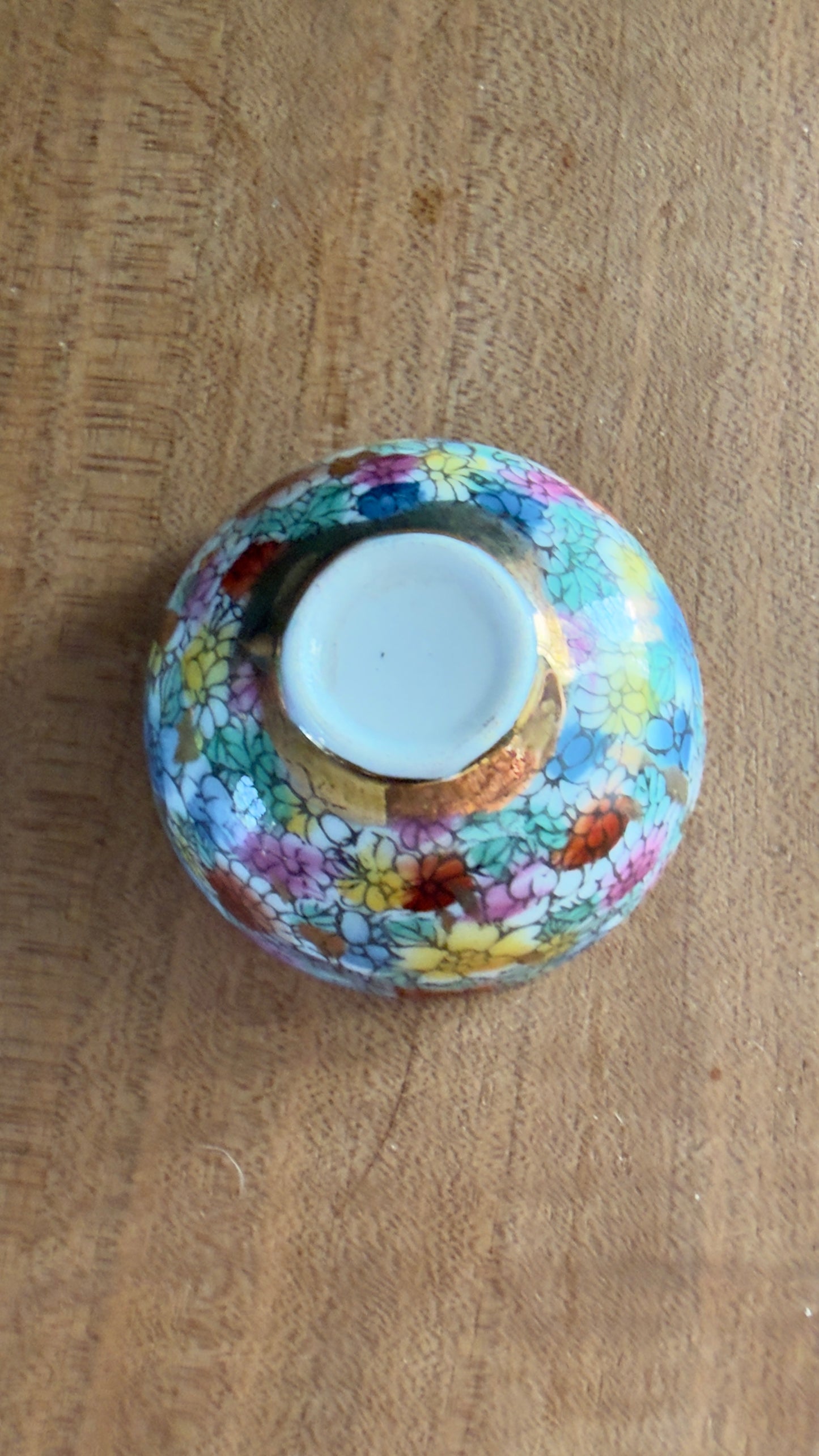 Vintage Cherry Blossom Miniature Bowl