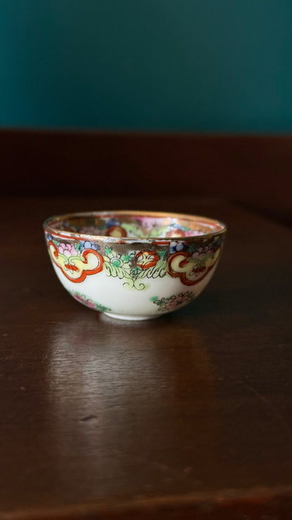 Vintage Chinoiserie Mini Bowl – Two Pandas