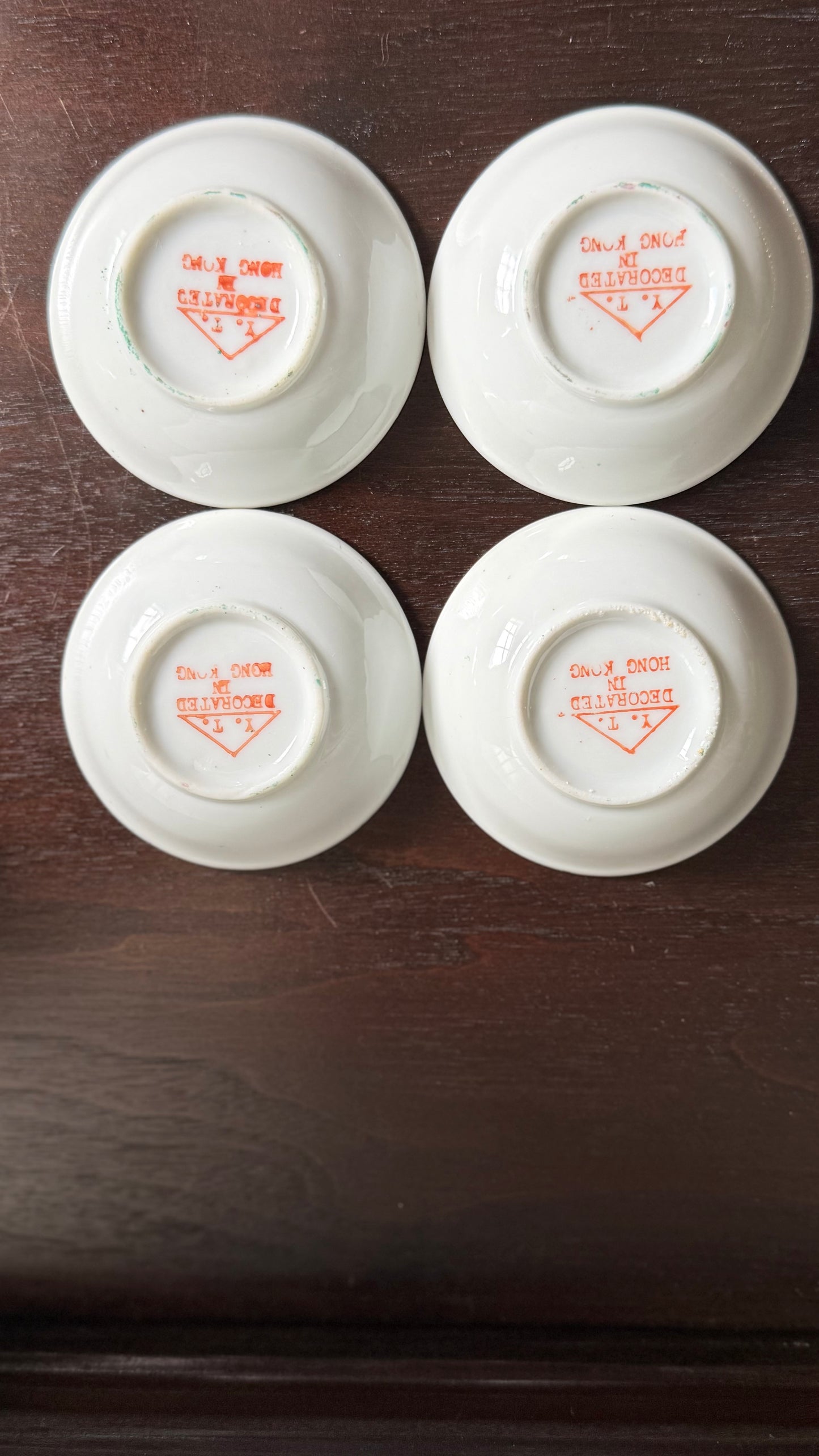 Small Vintage Rose Canton Bowl